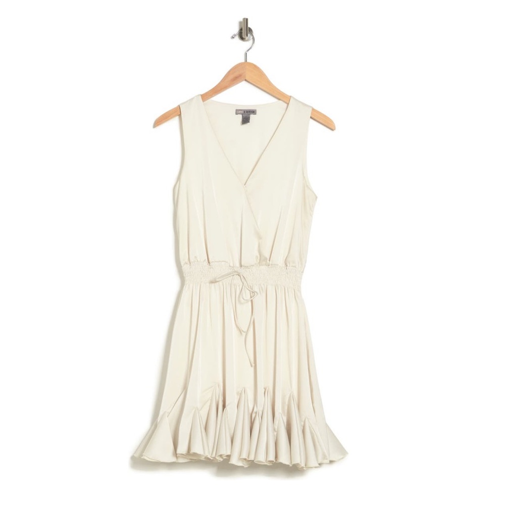 Sleeveless Wrap Mini Dress